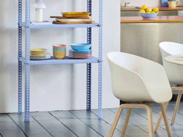 5_HAY Shelving Unit dusty blue_Jug amber_PC Portable cream white_AAC 22 white shell wb lacquer oak.jpg