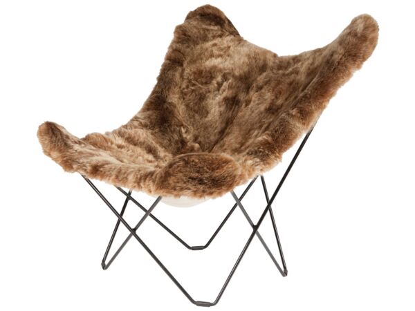 2_Short Hair Brown Sheepskin BKF Black Metal Frame.jpg