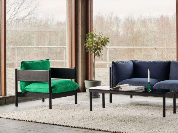 5_Arbour 2 Seater Steelcut Trio 796 black wb lacquer beech_Arbour Club Armchair Vidar 932 black wb lacquer beech base_Peas Random soft grey.jpg