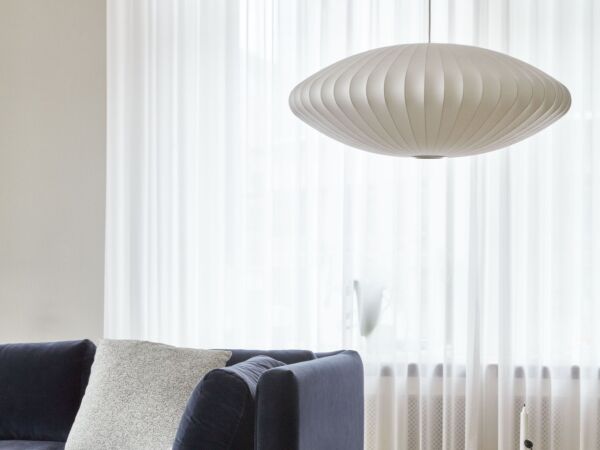 5_Hackney Lola navy_Rebar Side Table_Nelson Saucer Bubble Pendant.jpg