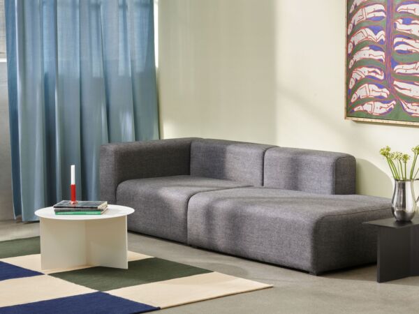 5_Mags 2,5 Seater comb 2 Left Beck 002_Slit Table Wood Oblong black wb lacquer oak_Ethan Cook Flat Works peach green check.jpg