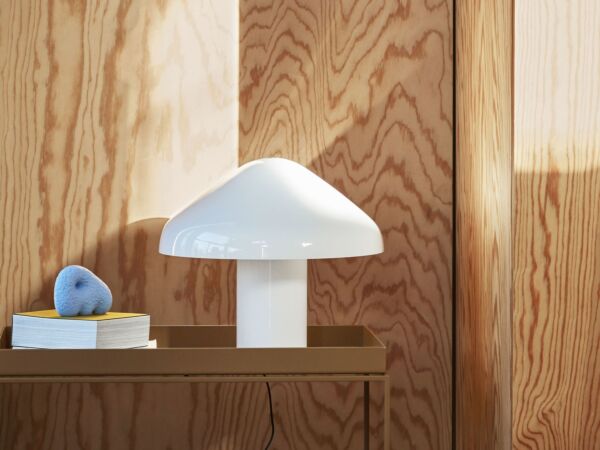5_Pao Glass Table Lamp 350 white_W and S Little Lion Sculpture light blue_Tray Table toffee.jpg