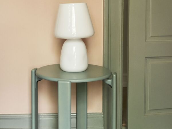 5_Rey Stool fall green wb lacquer beech_Apollo Table Lamp Shade white opal glass.jpg