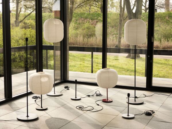 5_Common Table and Floor Lamp Base family_Rice Paper Shade Oblong_Peach.jpg