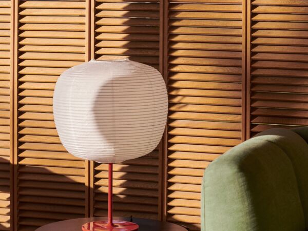 5_Common Rice Paper Shade Peach_Common Table Lamp red_Rey Coffee Table umber brown wb lacquered beech_Quilton =.jpg