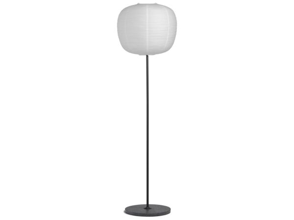 2_z9452152009000_Common Floor Lamp base soft black steel stem and black terrazzo base_Peach shade.jpg