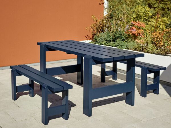 5_Weekday Table L180_Weekday Bench L140 steel blue wb lacquered pinewood.jpg