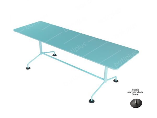 2_Table rectangle class_pied laqué_bleu turquoise.jpg