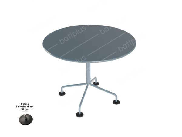 2_Table Agora_O90_laqué_gris ardoise.jpg