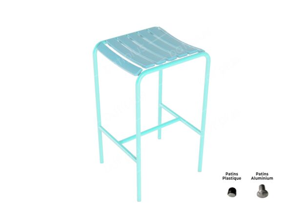 2_Tabouret de jardin haut_laqué_bleu turquoise.jpg