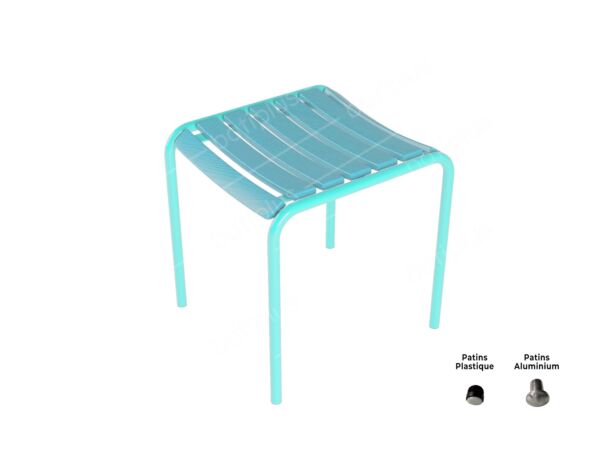 1_Tabouret de jardin bas_laqué_bleu turquoise.jpg