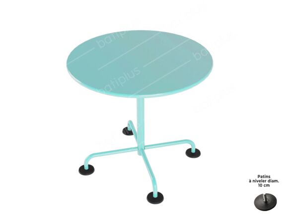2_Table classique ronde_laqué_bleu turquoise.jpg