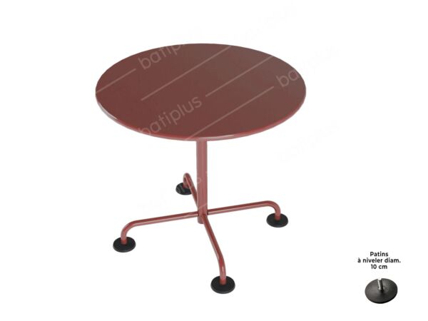 2_Tablée classique ronde_laqué_marron.jpg