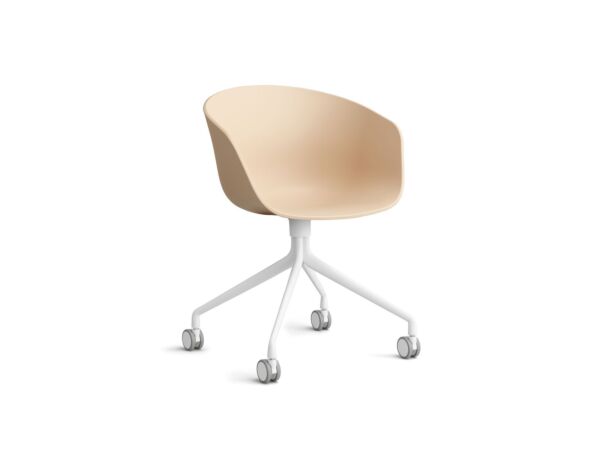 2_AA224-D126-AA51_AAC 24 pale peach 2.0 shell_white powder coated aluminium base.jpg