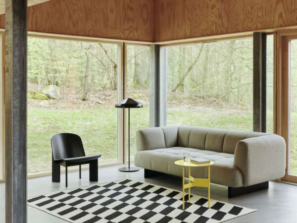 5_Quilton Lift 2 Seater Tadao 720 black wb lacquered oak base_Shim Coffee Table dia45xH51 custard.jpg