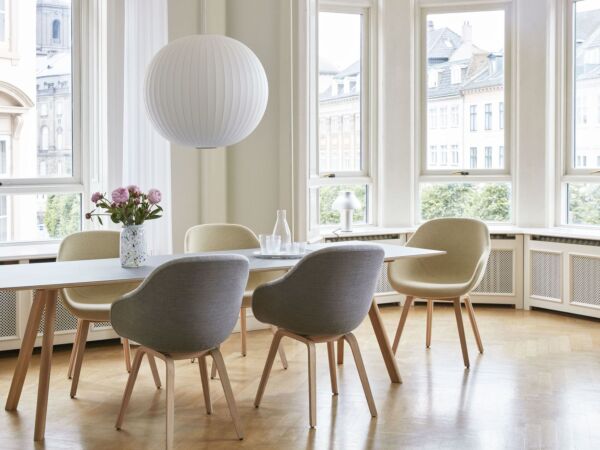5_AAC 123 Mode 014 oak base_AAC 123 Soft Duo front Hallingdal 116 back Remix 133_CPH 30 grey lino_Nelson Ball Bubble Pendant.jpg