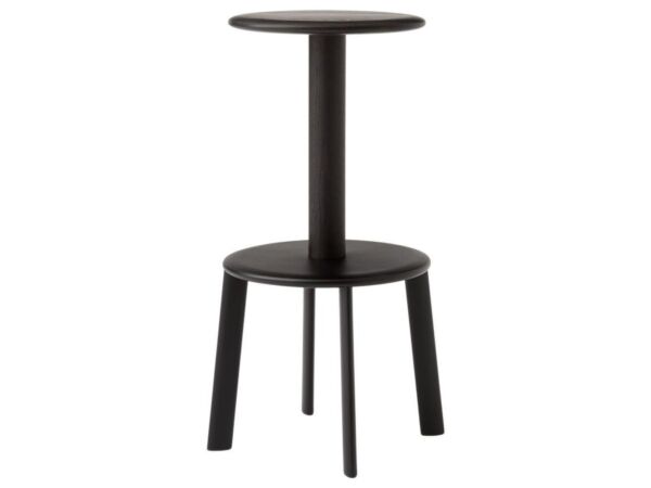 2_Massif AV40 Bar Stool_Warm Black and Dark Stained Oak_Front_1.jpg