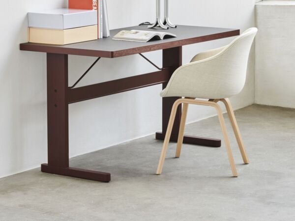 5_wb lacquer oak base_Passerelle Desk burgundy red wb lacquer_Anagram Table Lamp charred orange.jpg