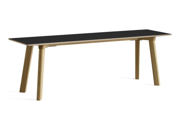2_AE848-A325-AR38_CPH Deux 215 2.0 Bench L140xW35xH45 ink black laminate_wb lacquer oak base.jpg