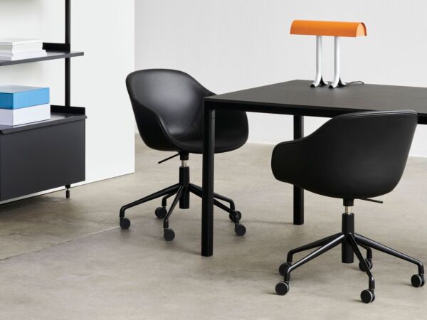 5_AAC 253 Sense Leather black black powder coated base_T12 Table black linoleum black base_Anagram Table Lamp charred orange.jpg