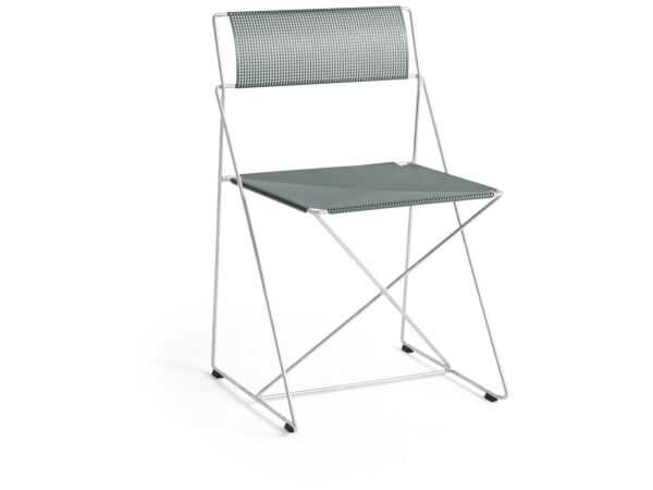 2_AE914-E682_X-Line Chair moss powder coated steel seat back_hot galvanised steel base.jpg