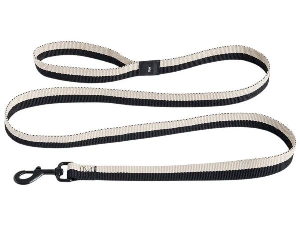 2_hay dogs leash flat m l black white.jpg