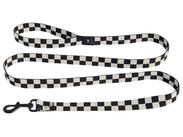 2_hay dogs leash flat check m l black white.jpg