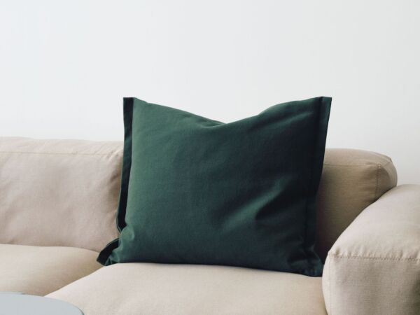 5_Plica Cushion Story green_Mags Soft Low 3 Seater comb 1 Story 110 beige stitching.jpg