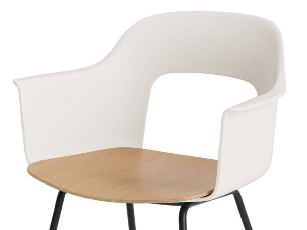 2_zAF254-F338-AA51-01UF_Layout Armchair 212_black steel 4 leg base_cream white shell_wb lacq oak seat_detail.jpg