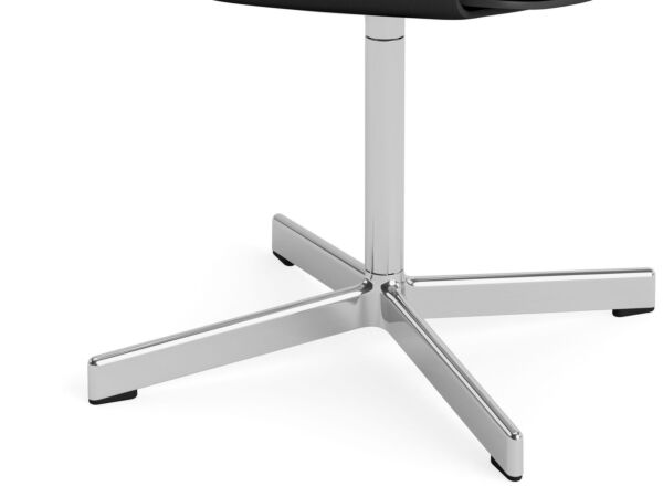 2_zAF291-F332-AA51-01UF_Layout Armchair 231_polished alu 4 star swivel base_black shell_detail.jpg