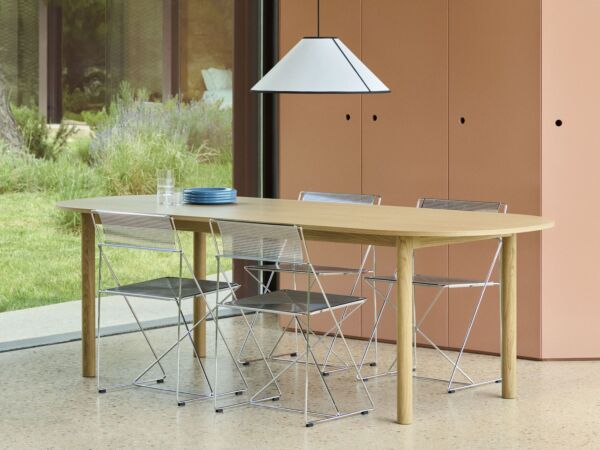 5_Annex Table Oblong oak_Ava Cone Pendant_X-Line Chair chromed steel Indoor.jpg