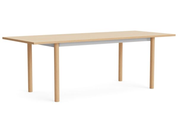 2_AF215-F306-AT16_Annex Table Overhang wb lacq oak legs_anodised alu apron L220 x W90 x H75 wb lacq oak tabletop.jpg