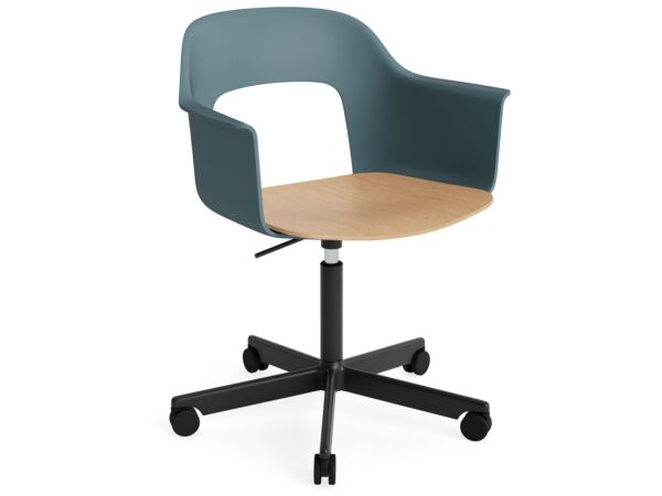 2_AF308-F356-AA51-01UF_Layout Armchair 242_black alu 5 star swivel wheel base_ocean shell_wb lacq oak seat.jpg