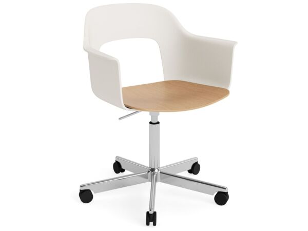2_AF309-F338-AA51-01UF_Layout Armchair 242_polished alu 5 star swivel wheel base_cream white shell_wb lacq oak seat.jpg