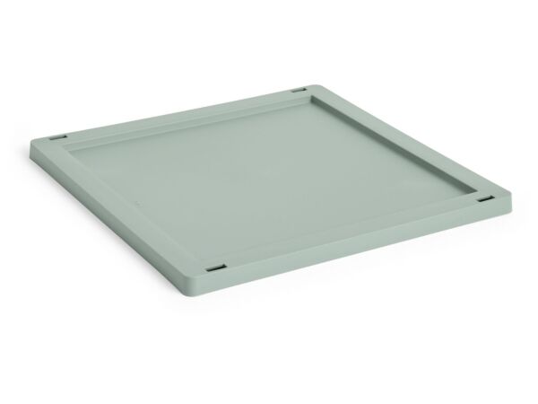 2_AE759-F127-AG28_HAY Colour Crate Lid Plastic M Square_Cube sage green.jpg