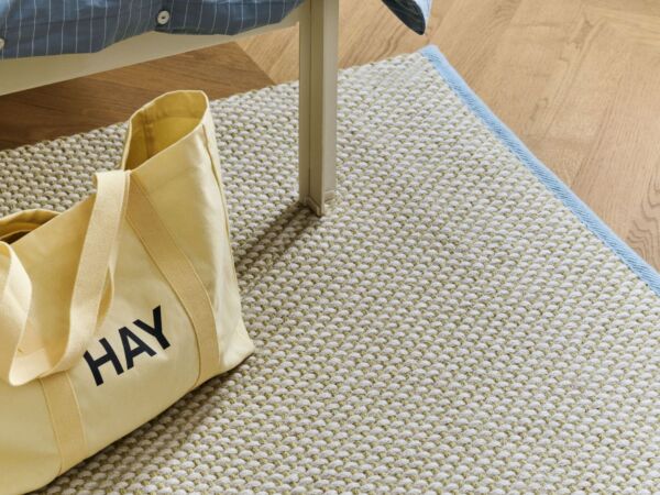 5_Colour Rug Soft turquoise_Shopper Bag Soft yellow_Fineline Bedlinen Blue.jpg