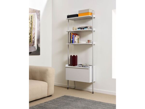 5_Pier System 131 PS white powder coated steel clear anodised alu profiles_Mags Soft 3 seater Combination 1 Flamiber sand w. white stiches.jpg