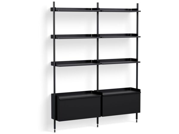 2_AB846-B666-AI80_Pier System 132 PS black powder coated steel black anodised profiles.jpeg