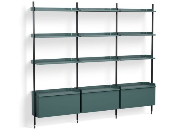 1_AB847-B520-AI80_Pier System 133 PS blue powder coated steel black anodised profiles.jpeg