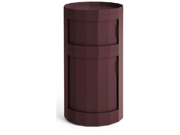 2_AF621-F408_Facet Cabinet incl. feet and castors 110 large and small door burgundy.jpg