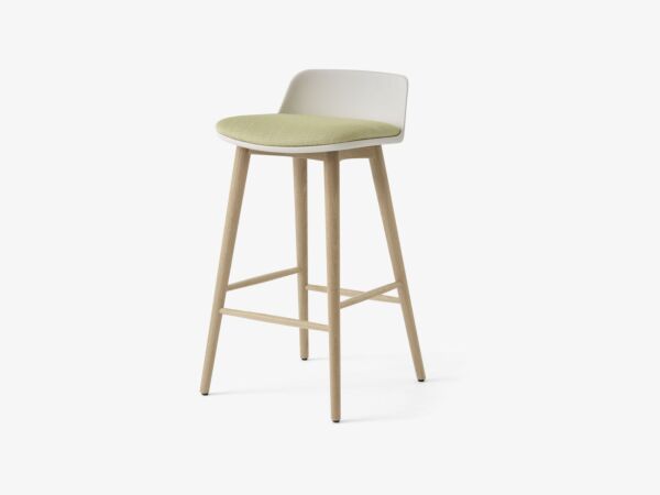 5_155747A042A190C121_Rely Counter Stool HW119 Low back Seat upholstered Lacquered oak base Plastic gliders White shell HR foam Fuse 0421_1.jpg