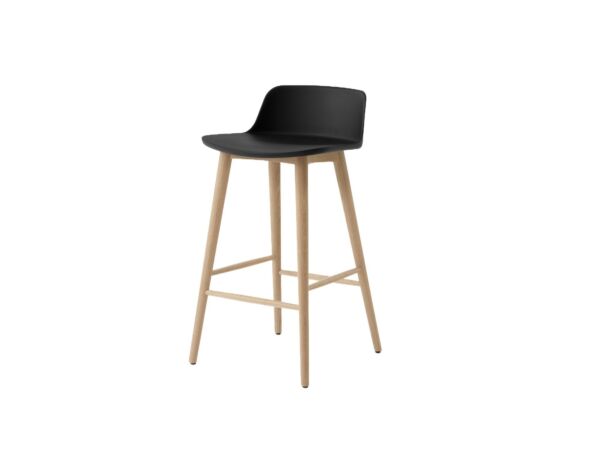 1_Rely_Counter_Stool_HW118_Low_back_Lacquered_oak_base_Plastic_gliders_Black_shell.jpg