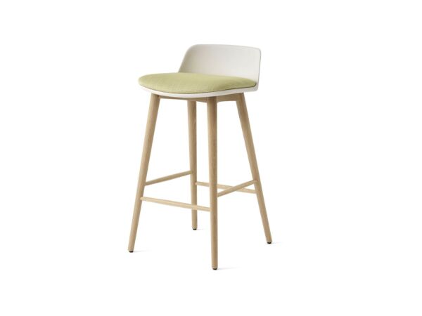 1_Rely Counter Stool HW119 Low back Seat upholstered Lacquered oak base Plastic gliders White shell HR foam Fuse 0421_1.jpg