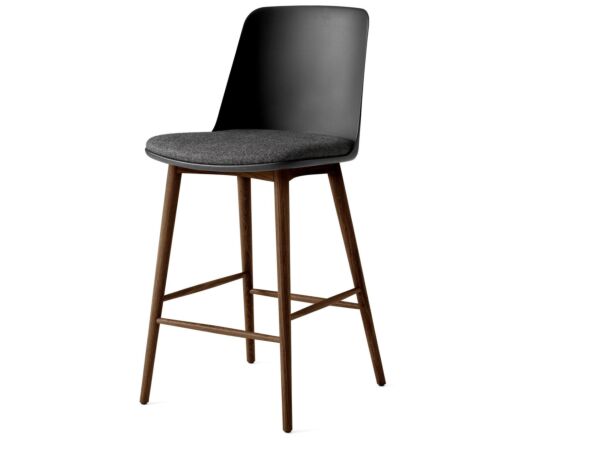 1_Rely Counter Chair HW129 High back Seat upholstered Lacquered walnut base Plastic gliders Black shell HR foam Re-wool 0198_1.jpg