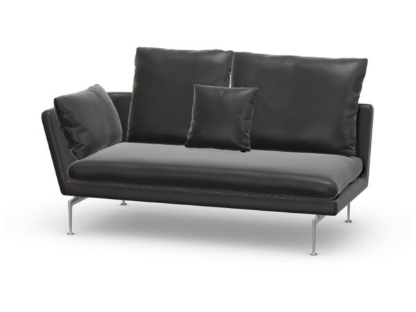 2_Vitra_Suita_2 Seater Ouvert_coussins_pointus_Cuir L20 asphalte poli gauche.jpg