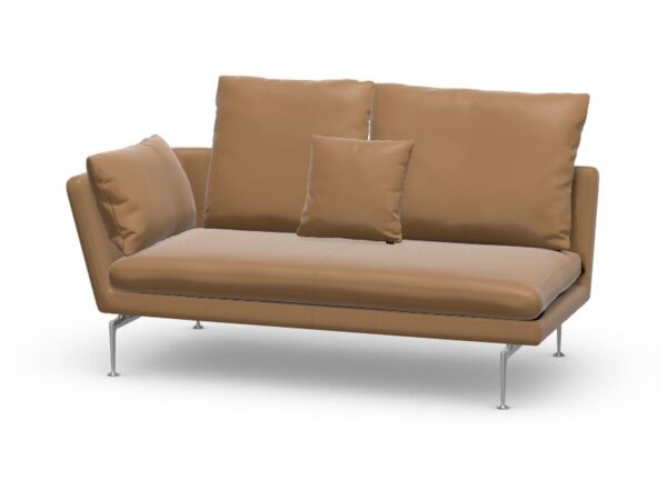 2_Vitra_Suita_2 Seater Ouvert_coussins_pointus_Cuir Natural FL60 caramel poli gauche.jpg