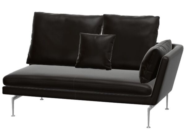 2_Vitra_Suita_2 Seater Ouvert_coussins_pointus_Cuir Natural FL60 chocolat poli droite.jpg