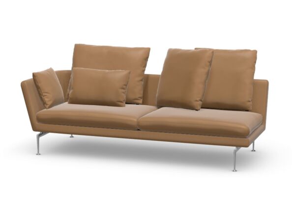 2_Vitra_Suita_3 Seater Ouvert_pointus_CUIR NATURAL FL60 caramel poli gauche.jpg