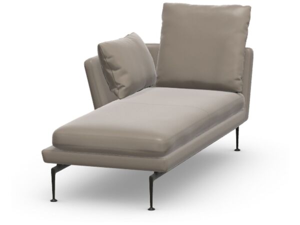2_chaise longue petite CUIR L20 sable noir gauche.jpg