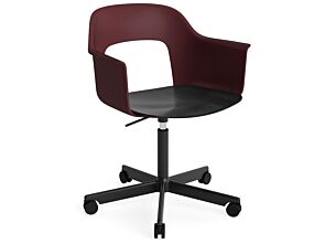 1_AF308-F352-AA51-01UF_Layout Armchair 242_black alu 5 star swivel wheel base_bordeaux shell_black wb lacq oak.jpg